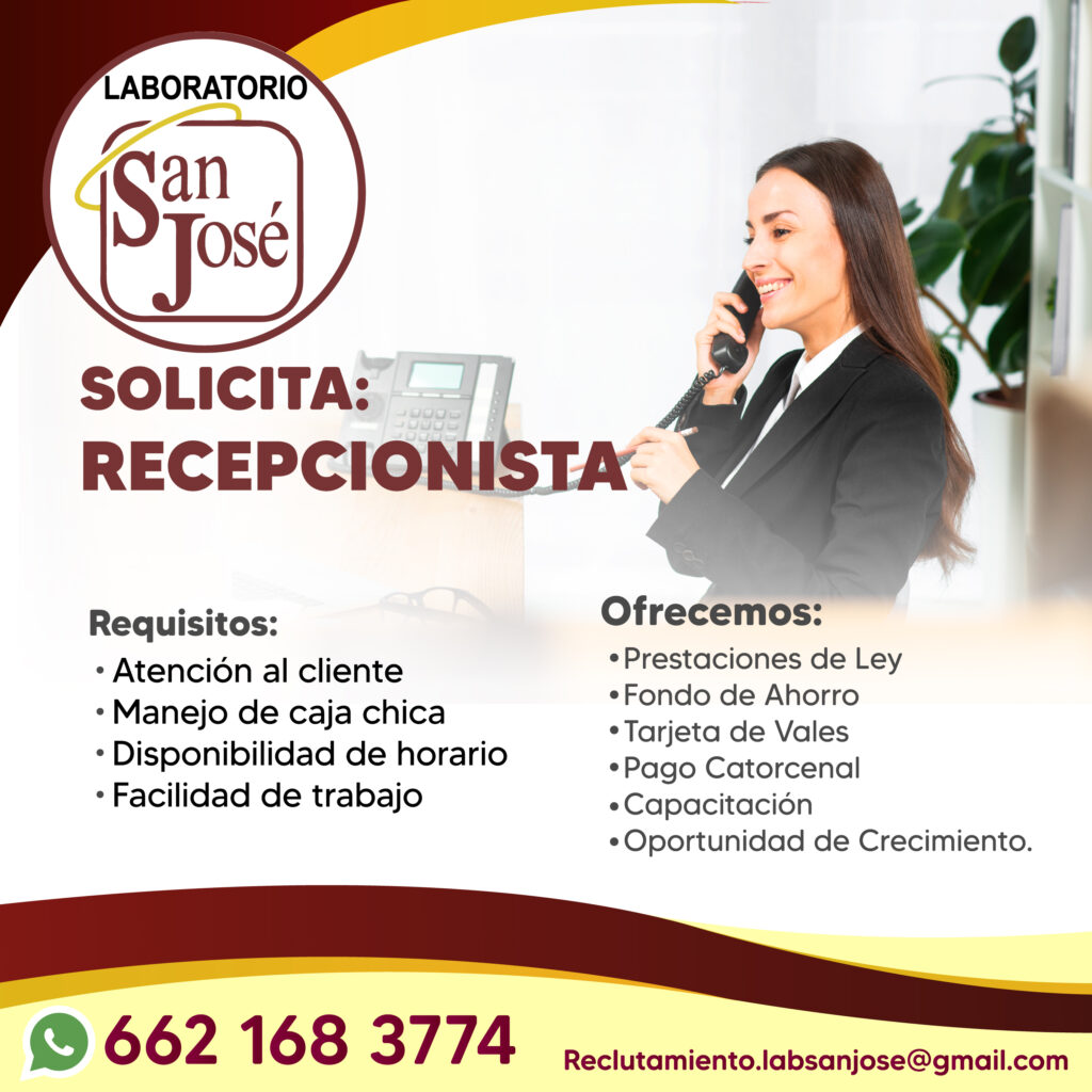 Se solicita recepcionista 2_Mesa de trabajo 1